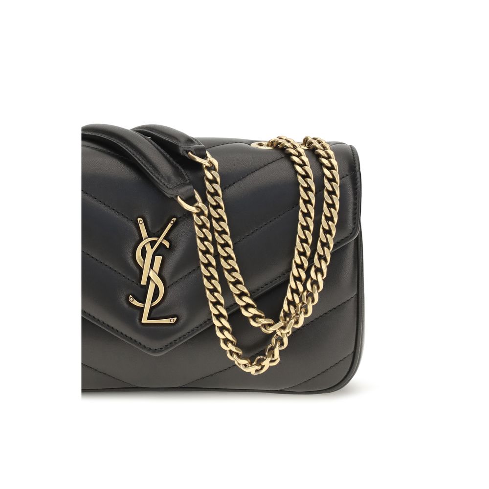 Saint Laurent Black Lamb Ovis Aries Aries Shoulder Bag | Regal Royce
