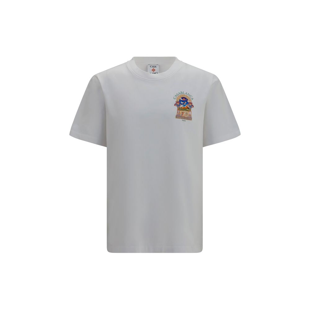 Casablanca White Cotton T-Shirt | Regal Royce
