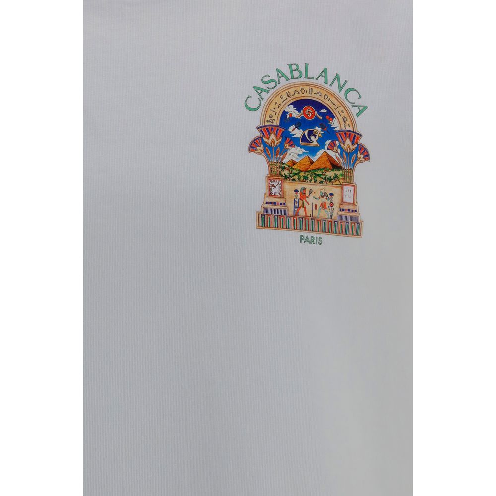 Casablanca White Cotton T-Shirt | Regal Royce
