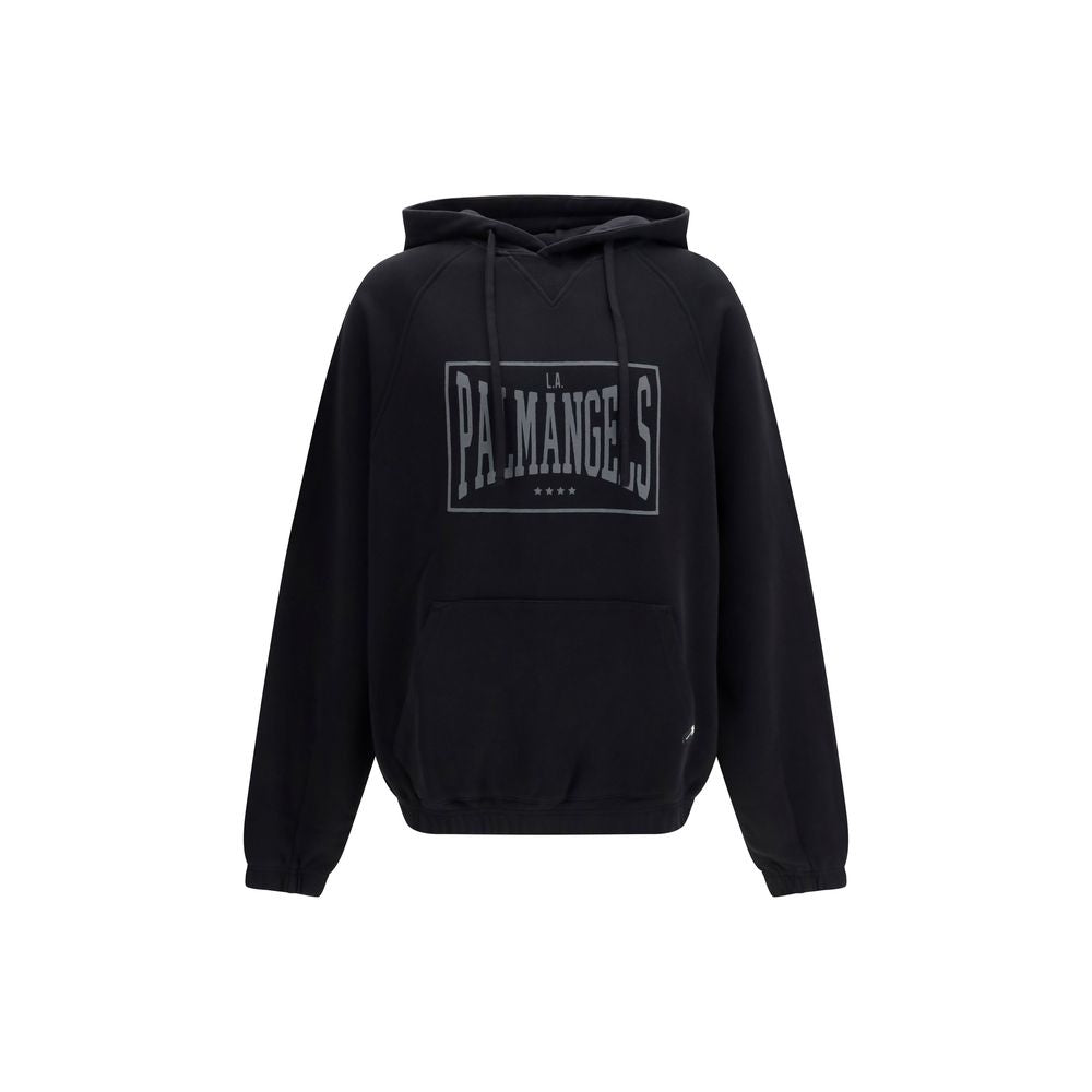 Palm Angels Black Cotton Sweatshirt | Regal Royce