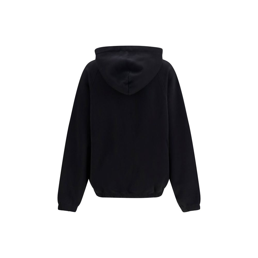 Palm Angels Black Cotton Sweatshirt | Regal Royce