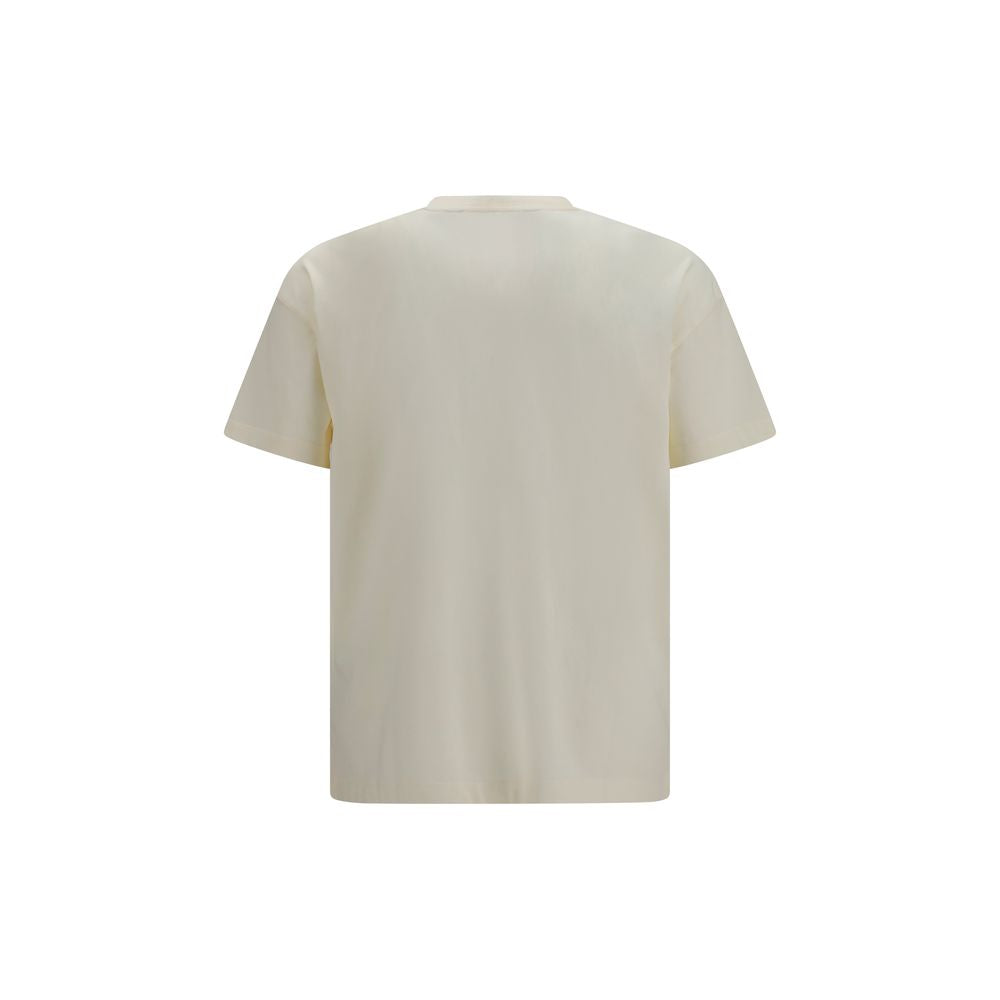 Palm Angels Beige Cotton T-Shirt | Regal Royce