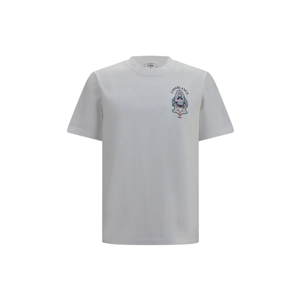 Casablanca White Cotton T-Shirt | Regal Royce