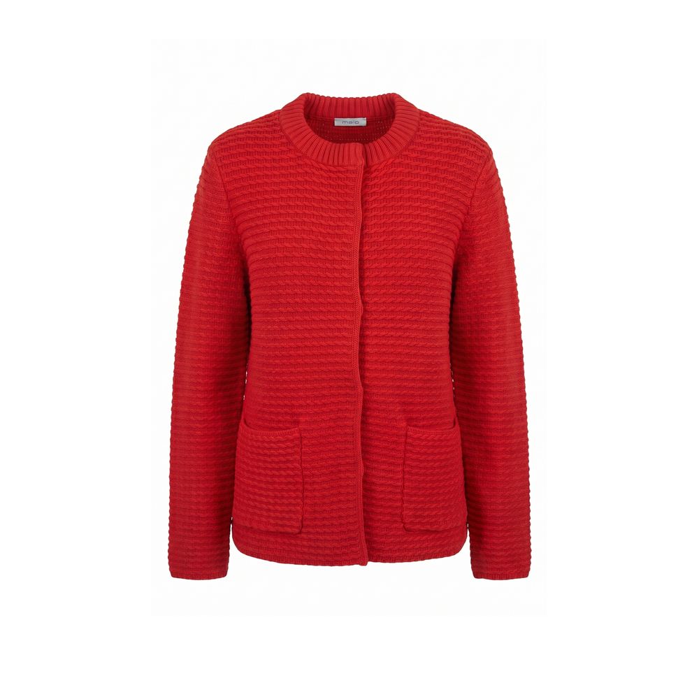 Malo Red Cotton Women's Cardigan | Regal Royce