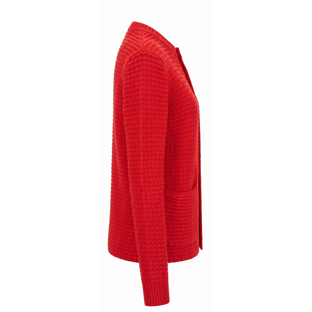 Malo Red Cotton Women's Cardigan | Regal Royce