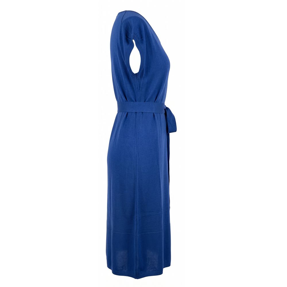 Malo Blue Silk Women Dress | Regal Royce