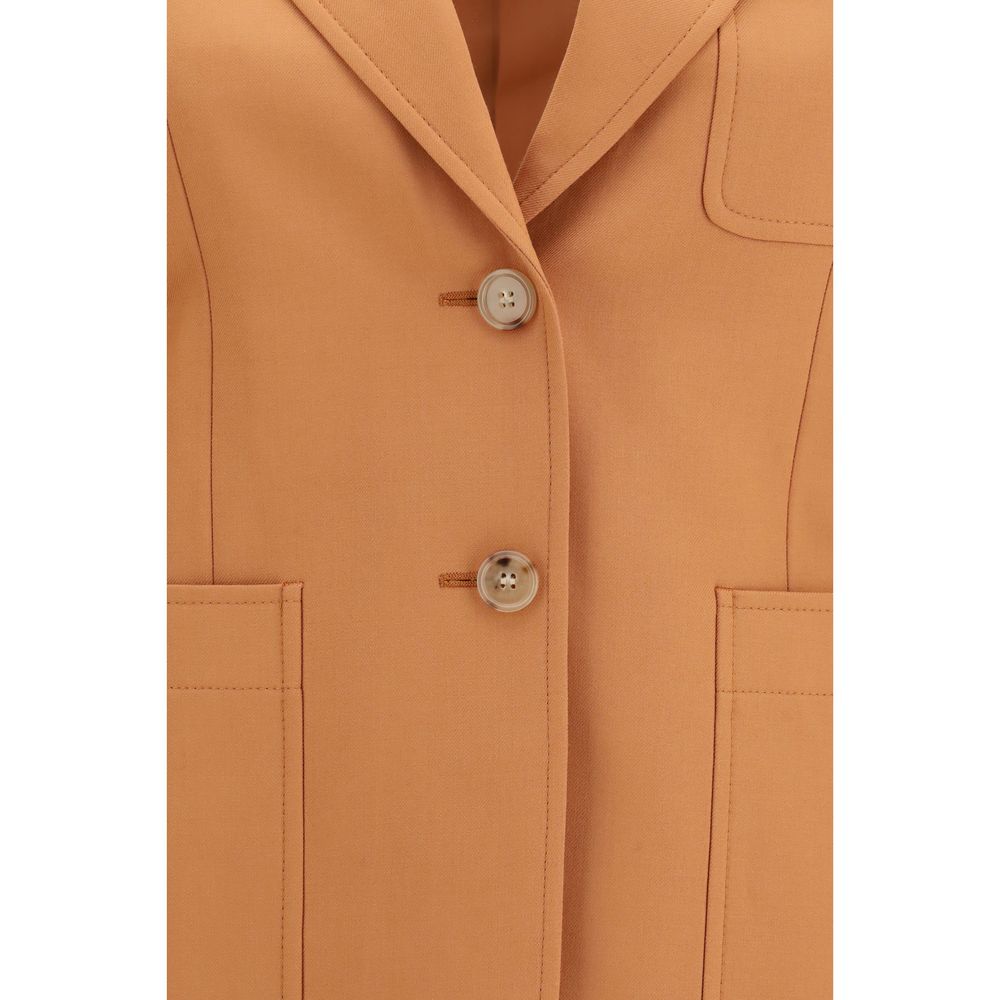 Chloé Orange Wool Oves Aries Blazer | Regal Royce