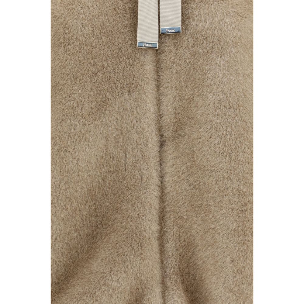 Herno Beige Polyester Full-Length Jacket | Regal Royce