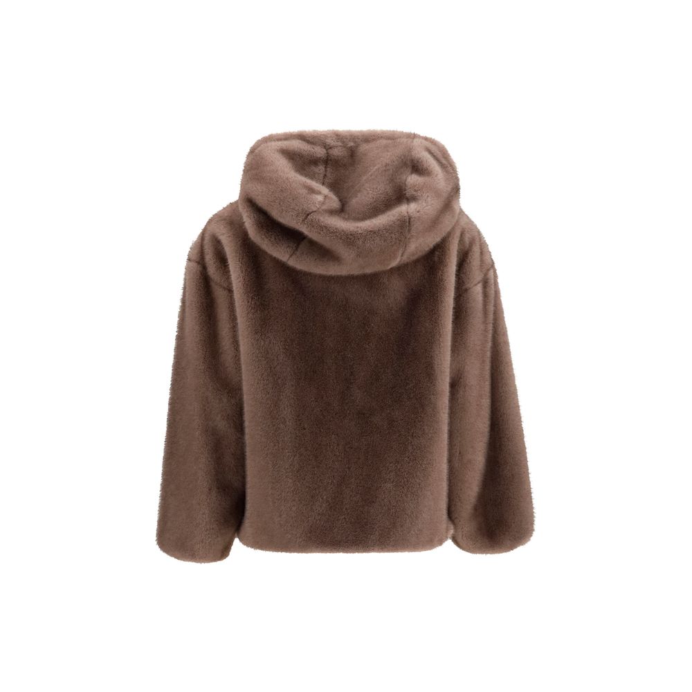 Herno Brown Polyester Full-Length Jacket | Regal Royce