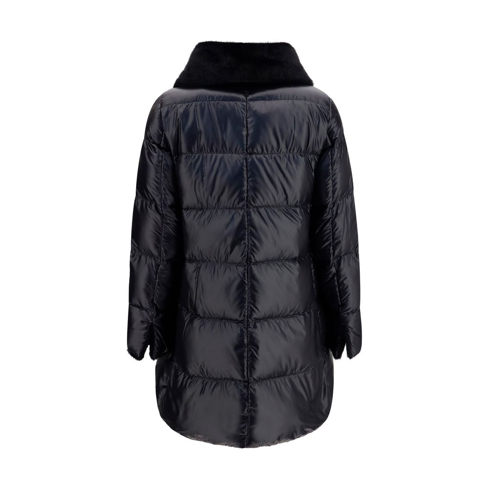 Herno Black Goose Down Full-Length Jacket | Regal Royce
