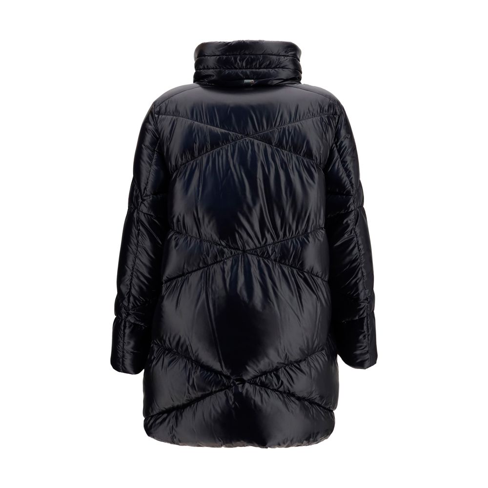 Herno Black Goose Down Full-Length Jacket | Regal Royce