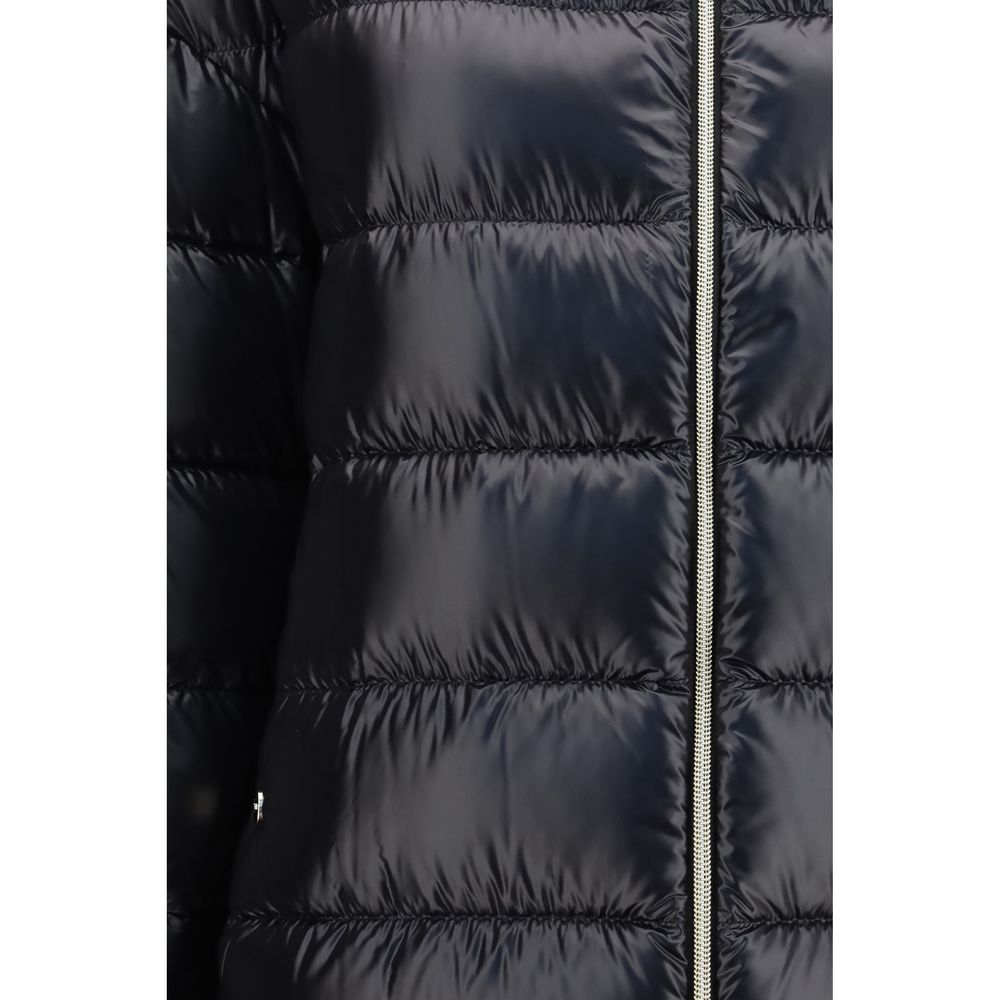 Herno Black Polyester Coat | Regal Royce