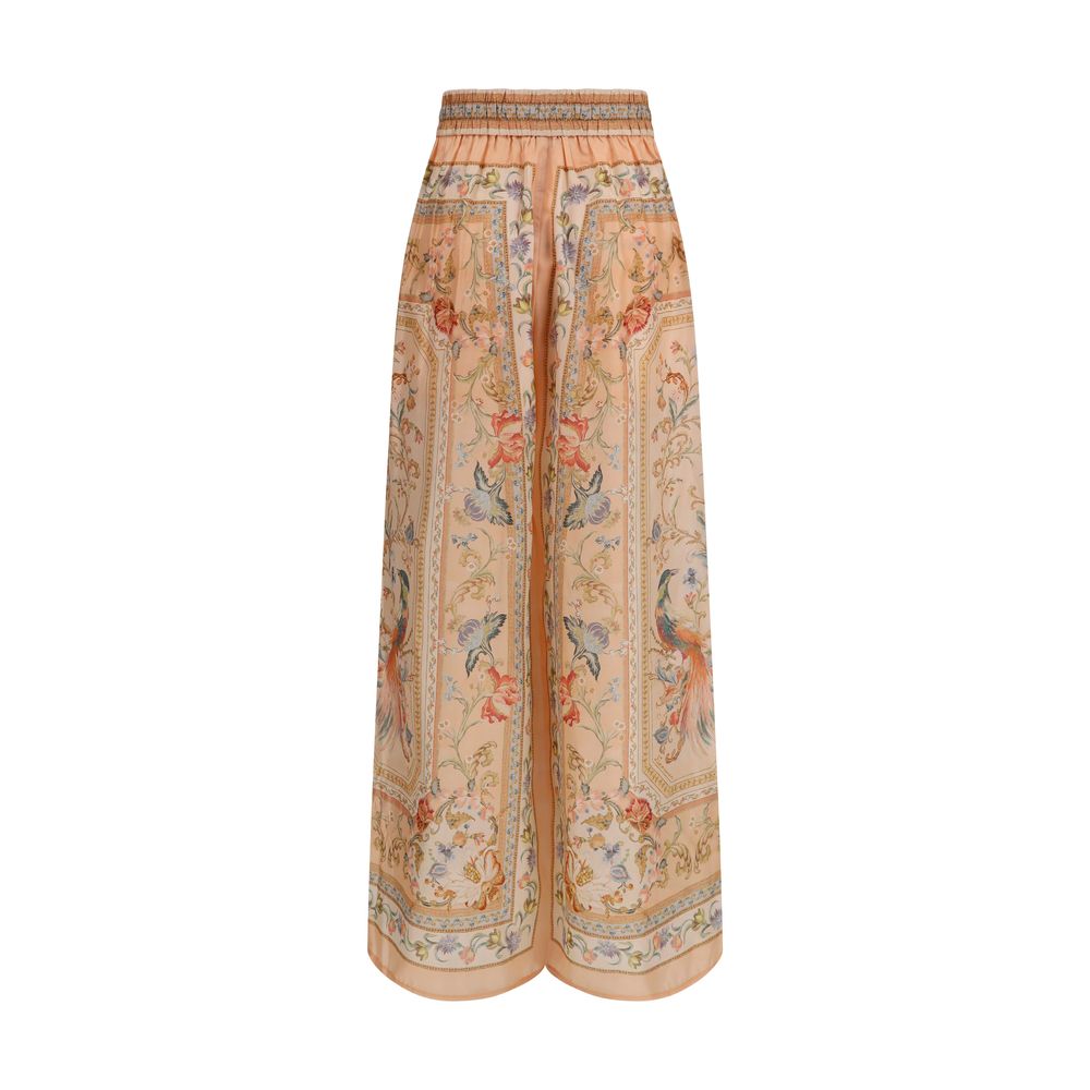 Zimmermann Multicolor Silk Casual Pants | Regal Royce