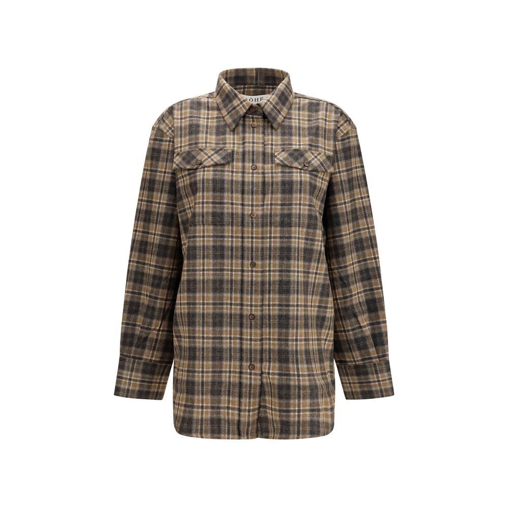 Rohe Multicolor Wool Oves Aries Shirt | Regal Royce