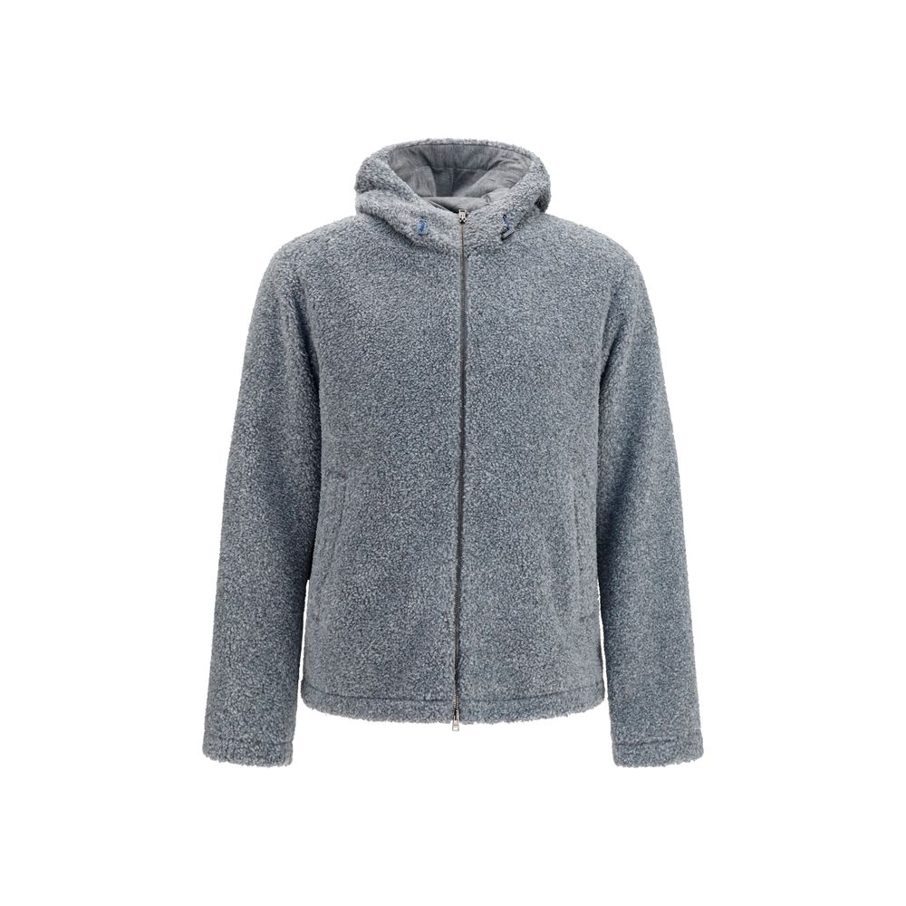 Herno Gray Polyester Full-Length Jacket | Regal Royce