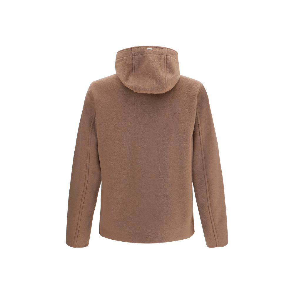 Herno Brown Polyester Full-Length Jacket | Regal Royce