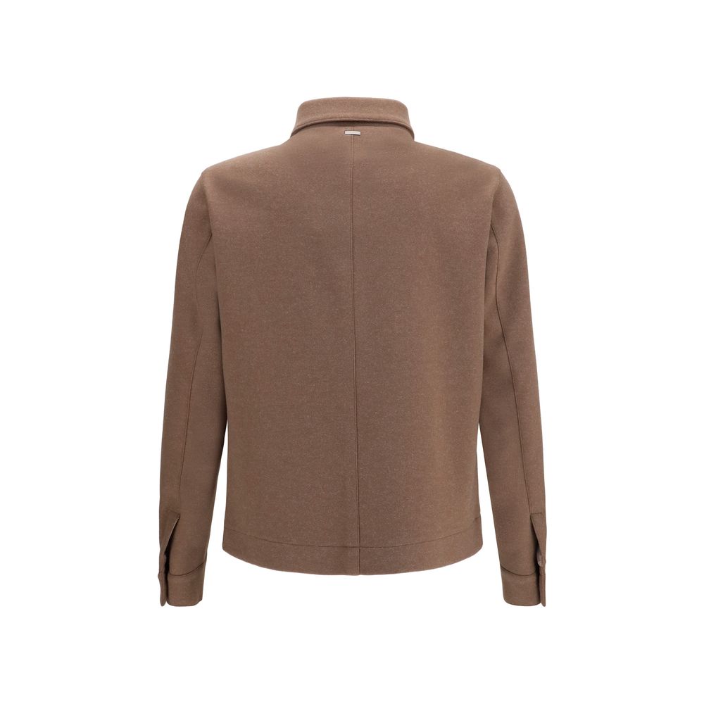 Herno Brown Polyester Jacket | Regal Royce