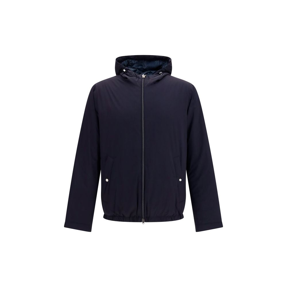 Herno Blue Goose Down Full-Length Jacket | Regal Royce
