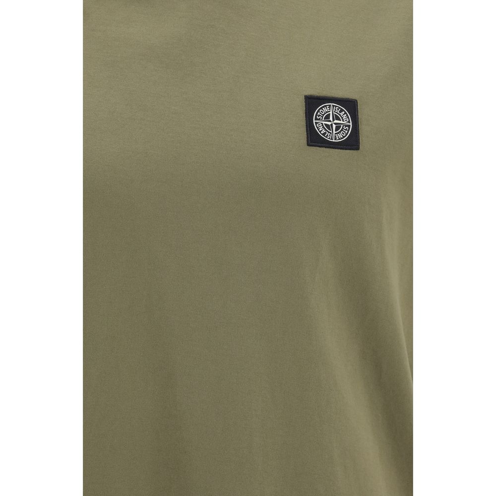 Stone Island Bicolor Cotton T-Shirt | Regal Royce