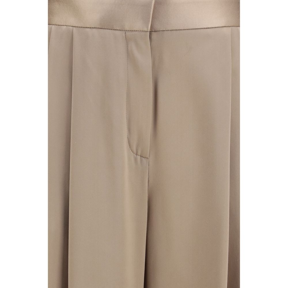 Tom Ford Beige Silk Casual Pants | Regal Royce
