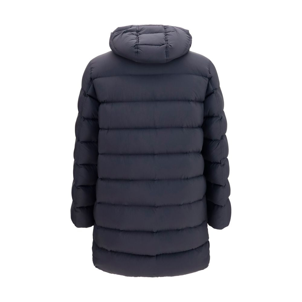 Herno Black Polyamide Full-Length Jacket | Regal Royce