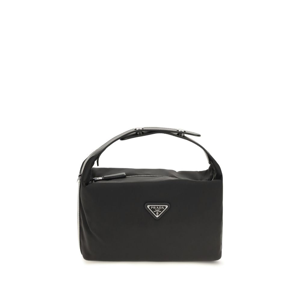 Prada Black Recycled Polyamide Shoulder Bag | Regal Royce