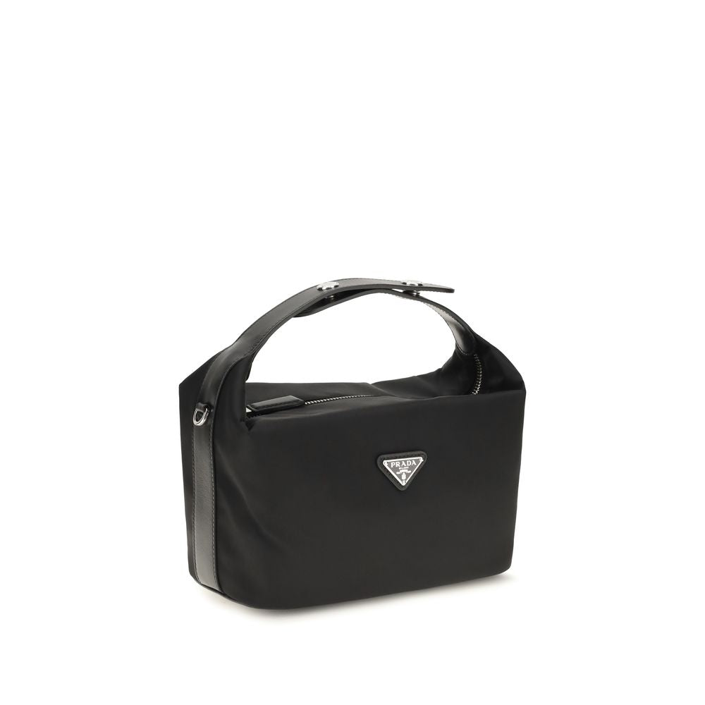 Prada Black Recycled Polyamide Shoulder Bag | Regal Royce