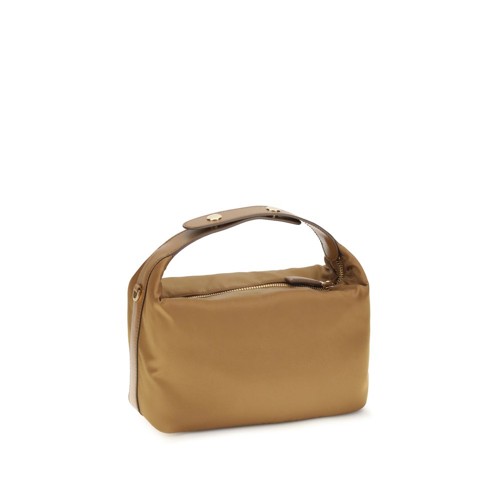 Prada Beige Recycled Polyamide Shoulder Bag | Regal Royce