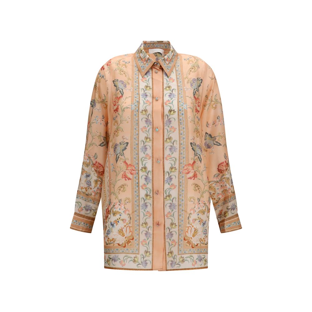 Zimmermann Multicolor Silk Pattern Shirt | Regal Royce