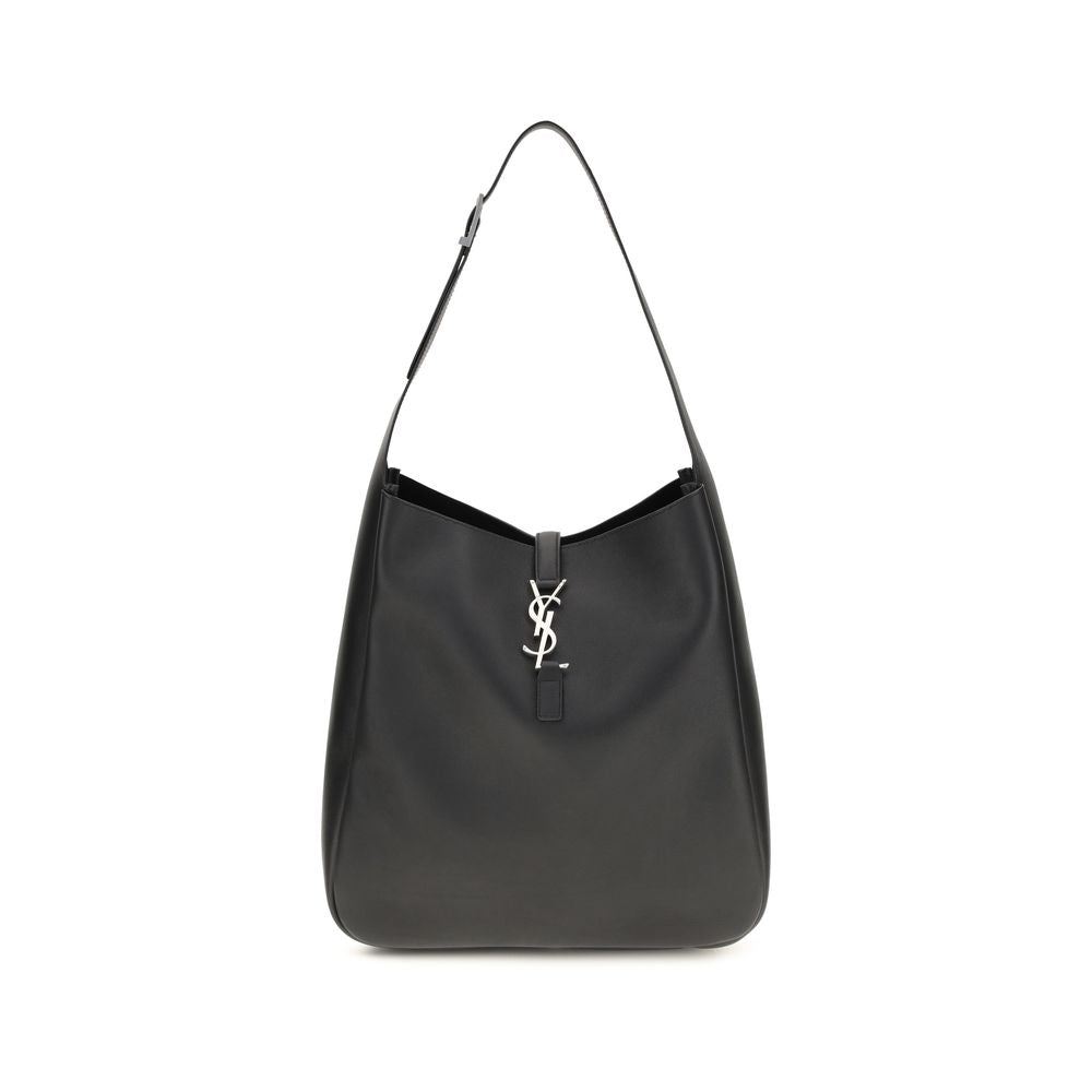 Saint Laurent Black Calf Leather Bos Taurus Shoulder Bag | Regal Royce
