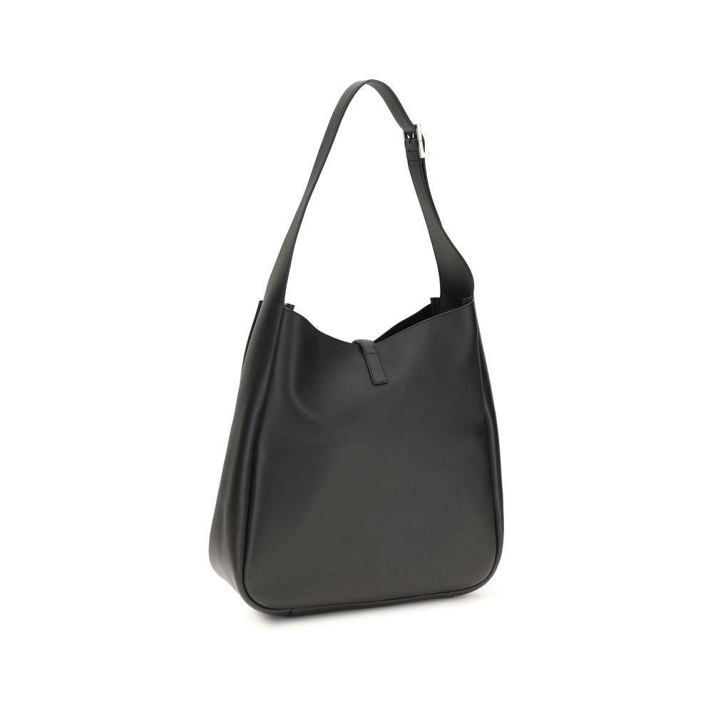 Saint Laurent Black Calf Leather Bos Taurus Shoulder Bag | Regal Royce