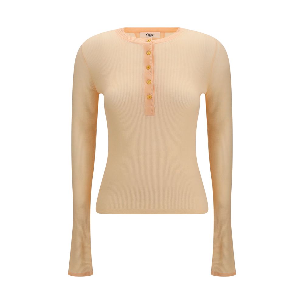 Chloé Orange Wool Oves Aries Sweatshirt | Regal Royce
