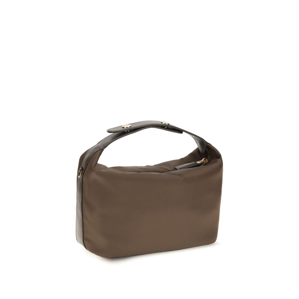 Prada Brown Recycled Polyamide Shoulder Bag | Regal Royce