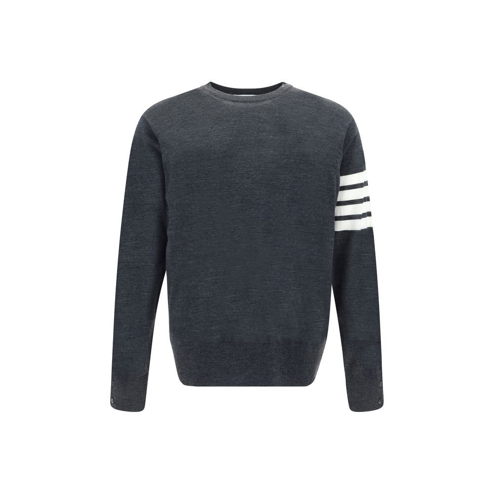 Thom Browne Gray Wool Oves Aries Sweatshirt | Regal Royce