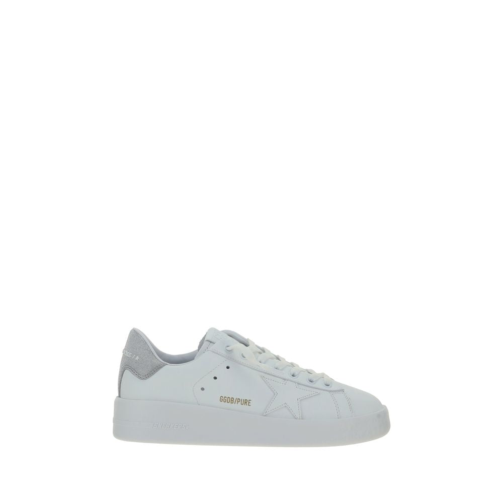 Golden Goose White Calf Leather Bos Taurus Platform Sneakers | Regal Royce