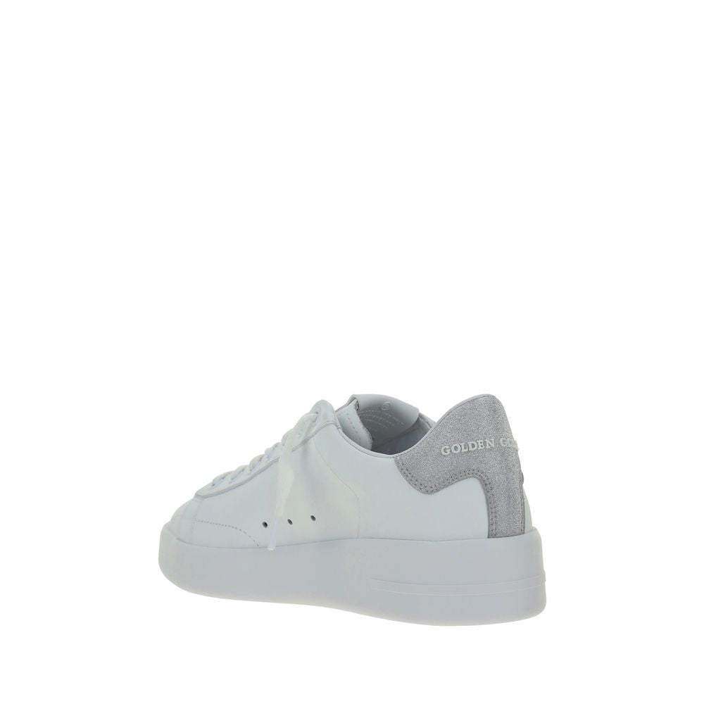 Golden Goose White Calf Leather Bos Taurus Platform Sneakers | Regal Royce