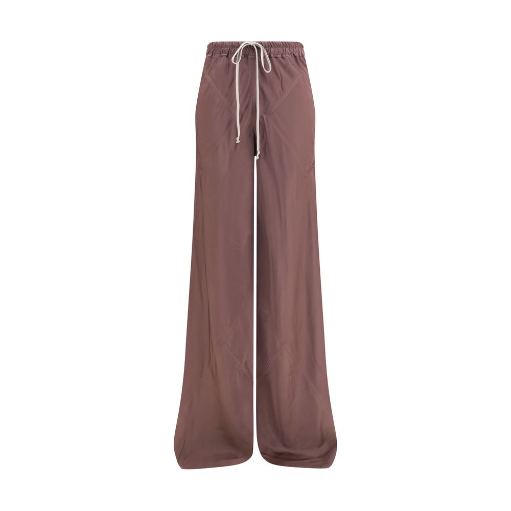 Rick Owens Brown Silk Casual Pants | Regal Royce