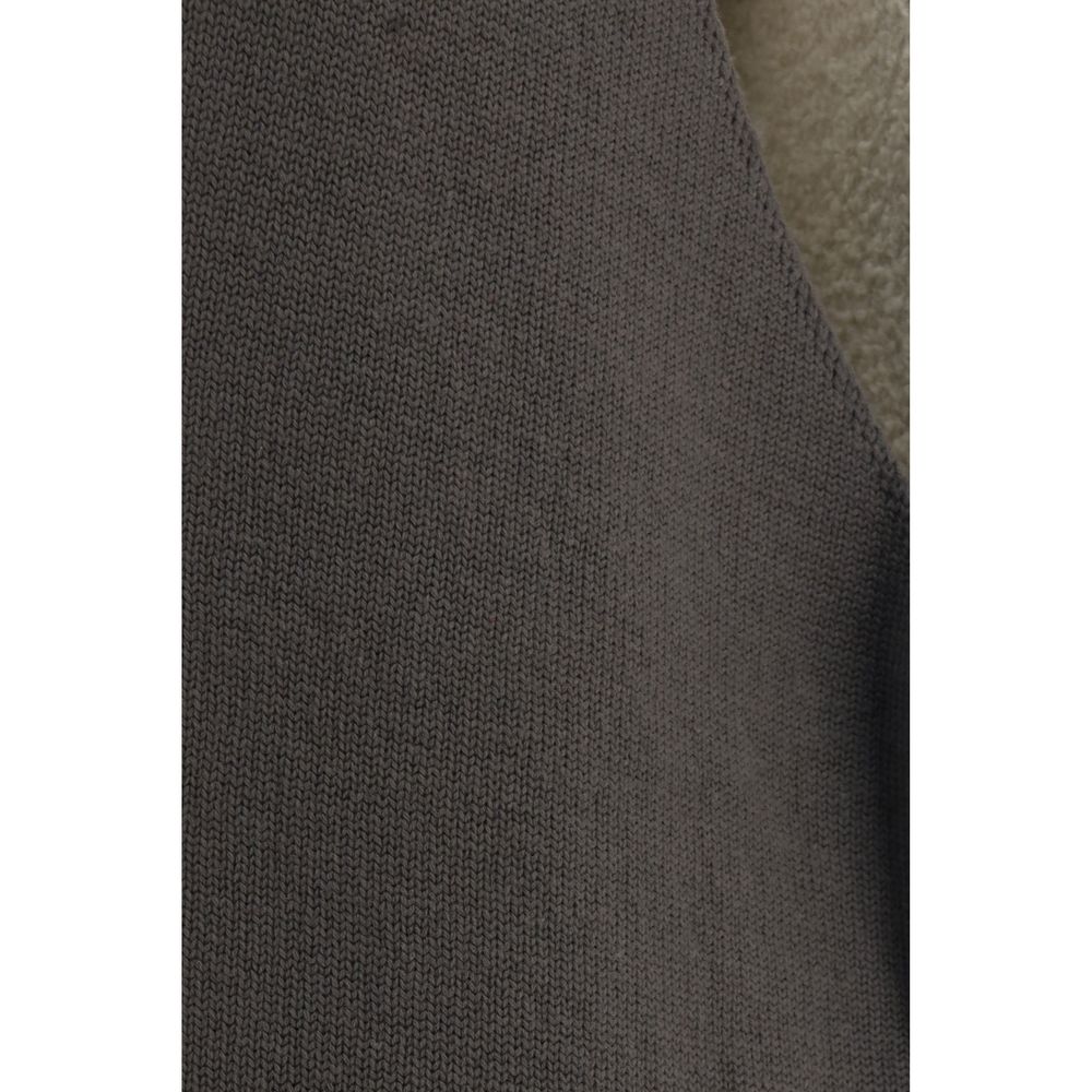 Rick Owens Gray Wool Oves Aries Sleeveless Jacket | Regal Royce