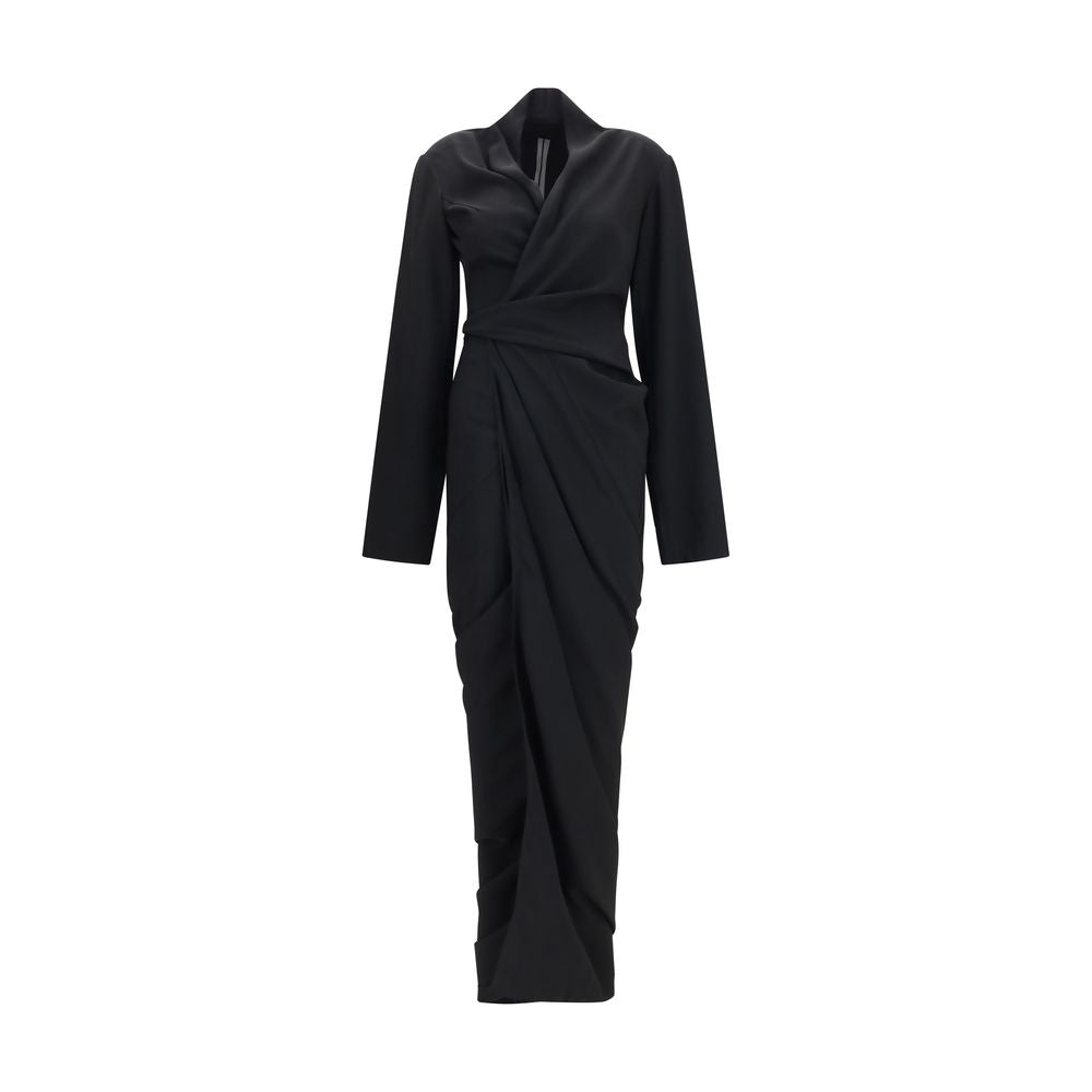 Rick Owens Black Viscose Casual Dress | Regal Royce