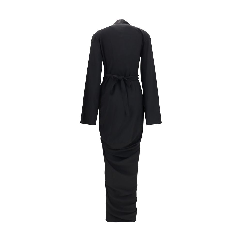 Rick Owens Black Viscose Casual Dress | Regal Royce