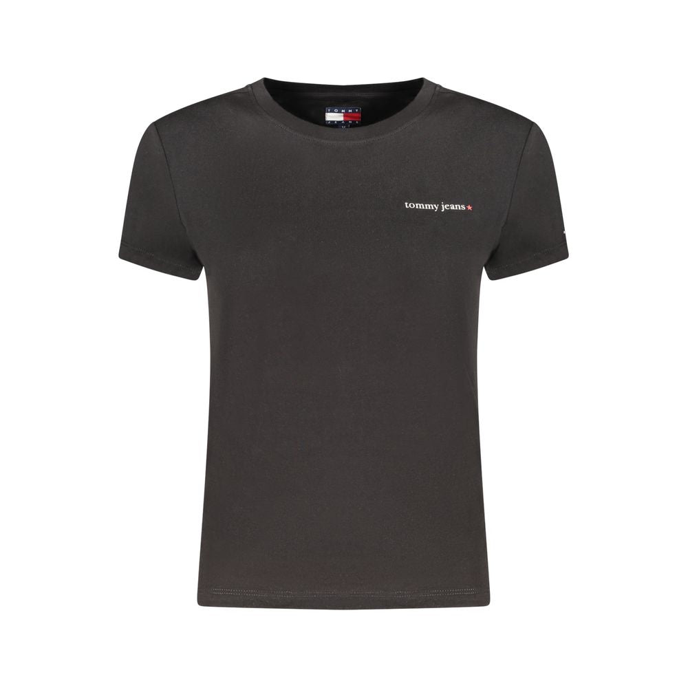 Tommy Hilfiger Black Cotton Womens T-Shirt | Regal Royce