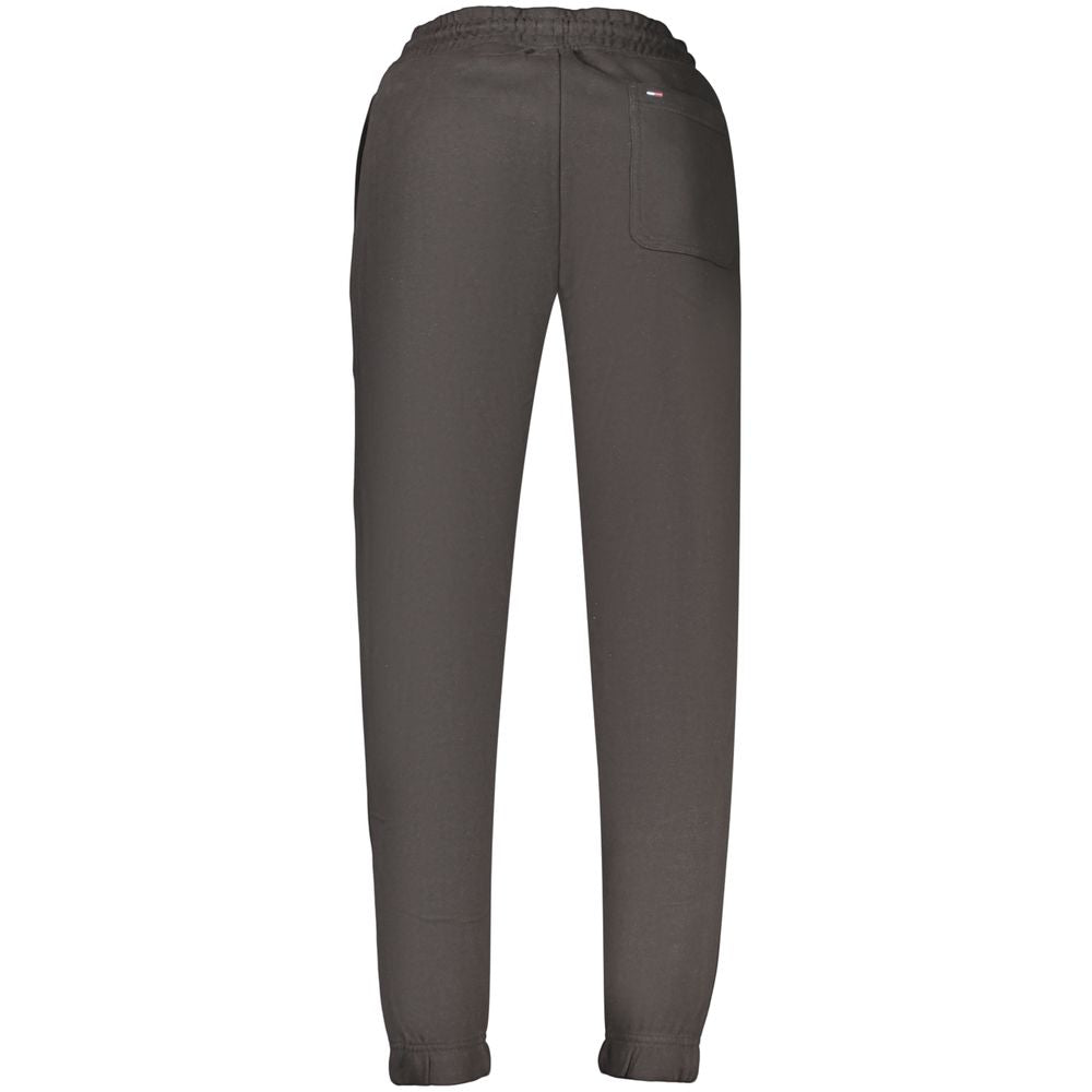 Tommy Hilfiger Black Cotton Mens Trousers | Regal Royce