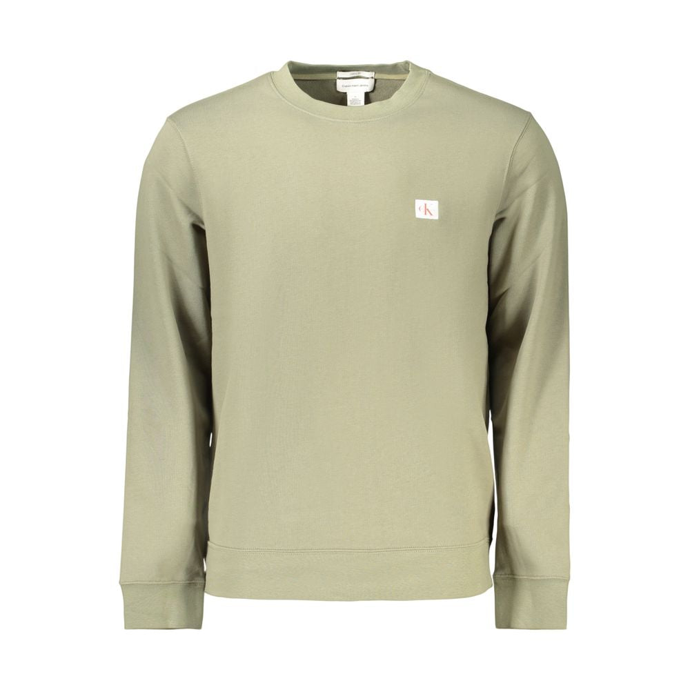 Calvin Klein Green Cotton Mens Sweatshirt | Regal Royce