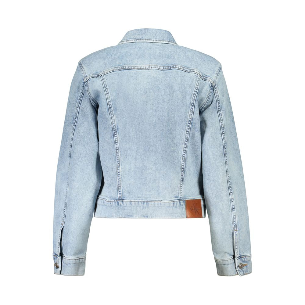 Calvin Klein Azzurro Cotton Womens Jacket | Regal Royce