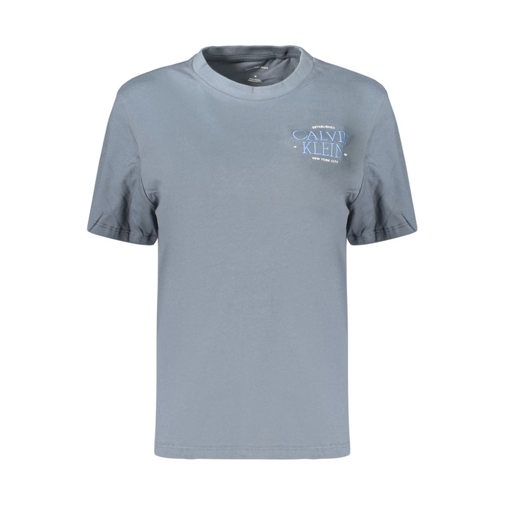 Calvin Klein Gray Cotton Women's T-Shirt | Regal Royce