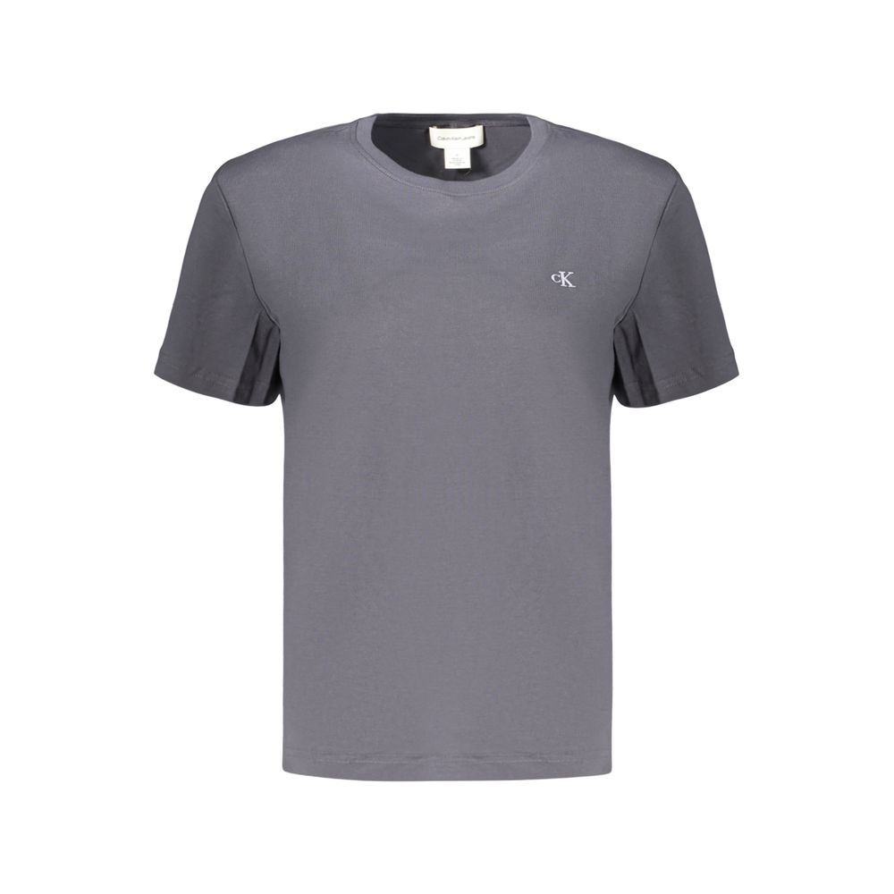 Calvin Klein Gray Cotton Women's T-Shirt | Regal Royce