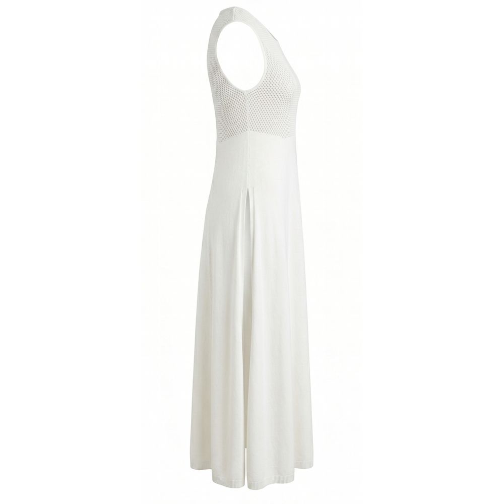Malo White Silk Women Dress | Regal Royce