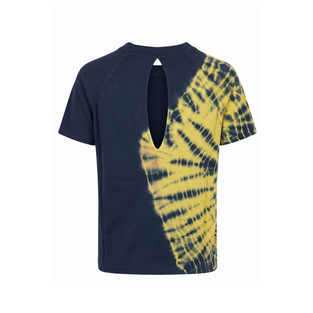 Malo Blue Cotton Women T-Shirt | Regal Royce