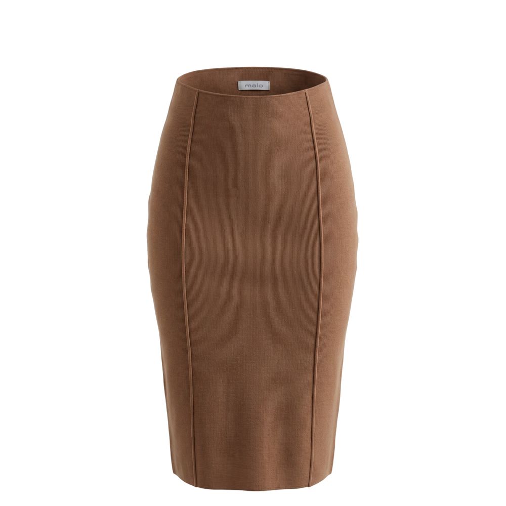 Malo Beige Cotton Women's Skirt | Regal Royce