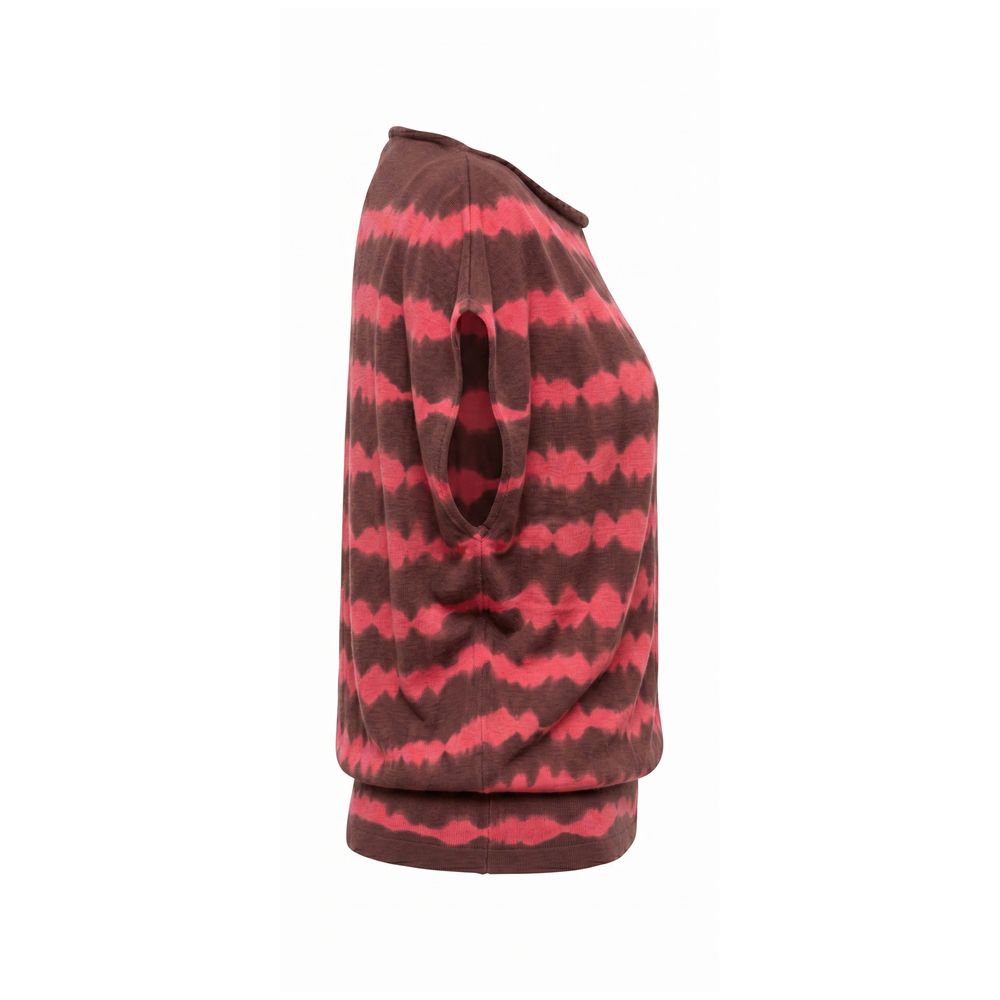 Malo Brown Cotton Women T-Shirt | Regal Royce